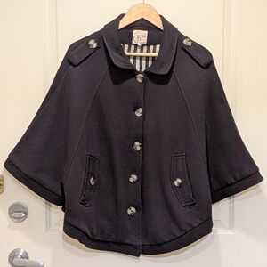 EUC Groggy XS Y2K Cotton Blend Mod Inspired Capelet Jacket